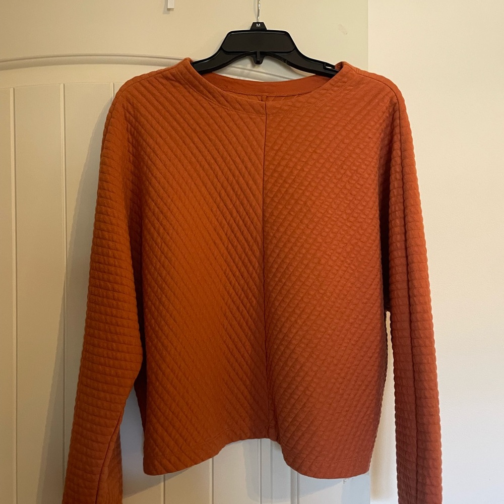 a new day Rust Quilted Top